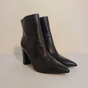 Marc Fisher Heels Leather Boots [U36K]